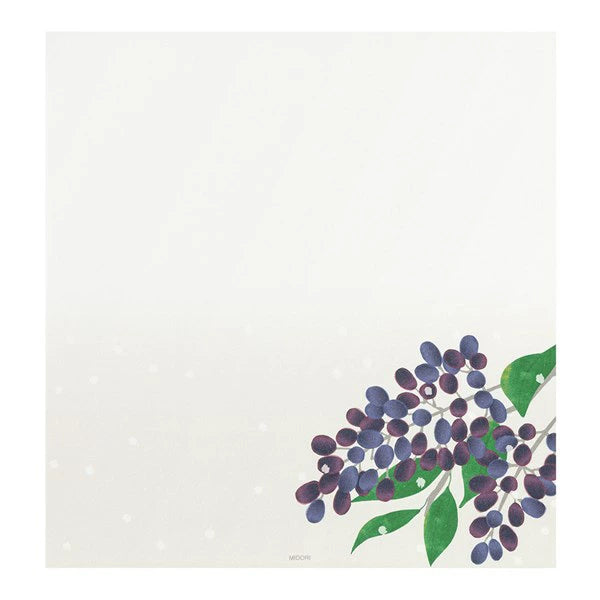 Winter Fruit Letter Pad | Foiled-Stamp Paper