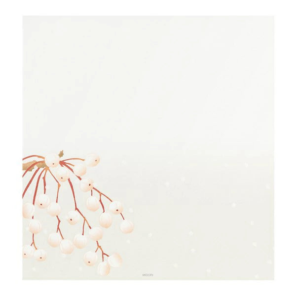 Winter Fruit Letter Pad | Foiled-Stamp Paper