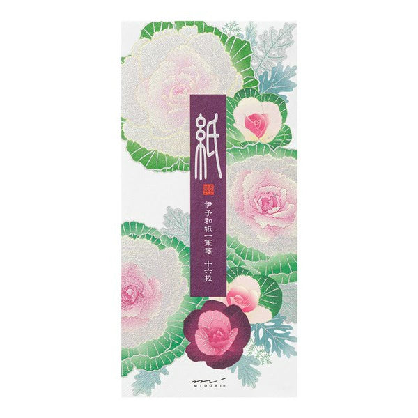 Silk Cabbage Wreath Message Pad | Foiled-Stamp Paper