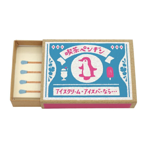 Cafe Penguin Matchbox Memo Notes
