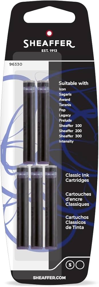 Sheaffer Classic Ink Cartridge | Set of 5