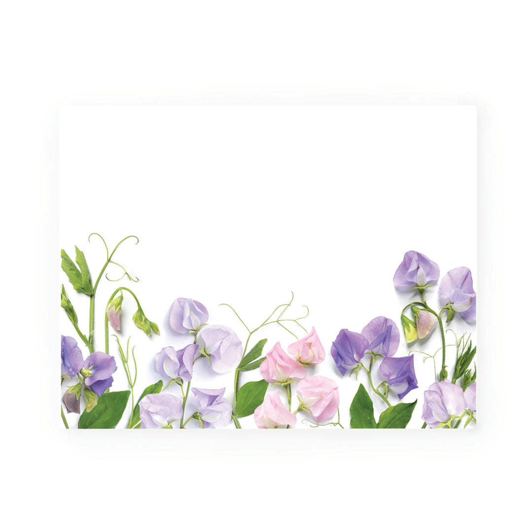 Sweet Peas | 8 Flat Card Set *