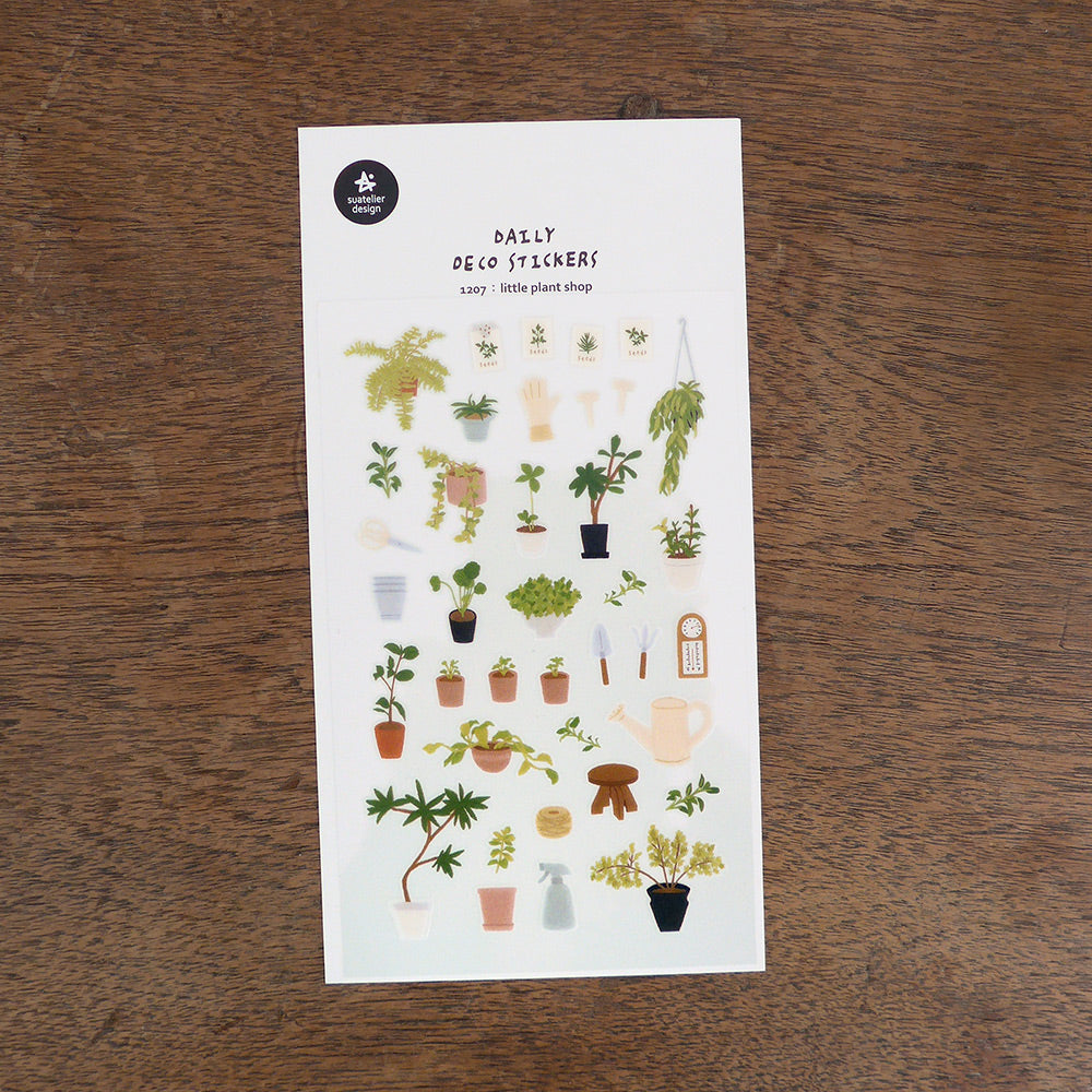Suatelier Little Plant Shop Stickers Set