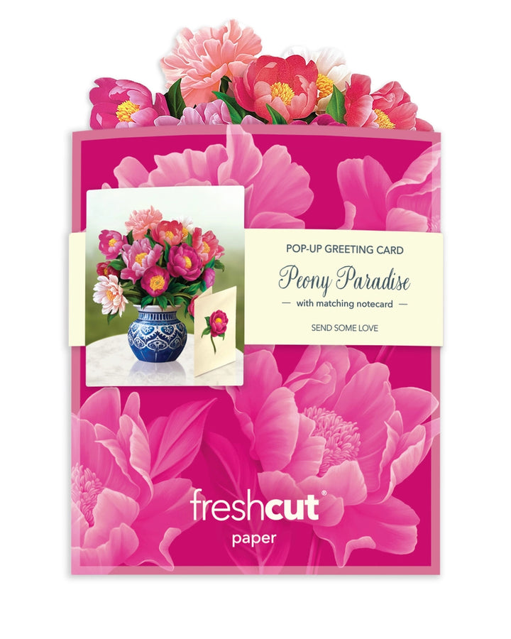 Peony Paradise Mini Pop-Up Card