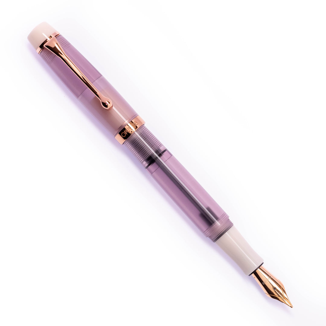 OPUS 88 Mocha Mousse Harmony Fountain Pen | Rose Gold Accent | Special Edition