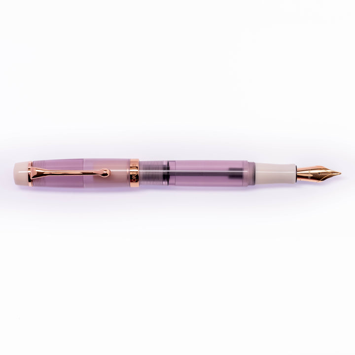 OPUS 88 Mocha Mousse Harmony Fountain Pen | Rose Gold Accent | Special Edition