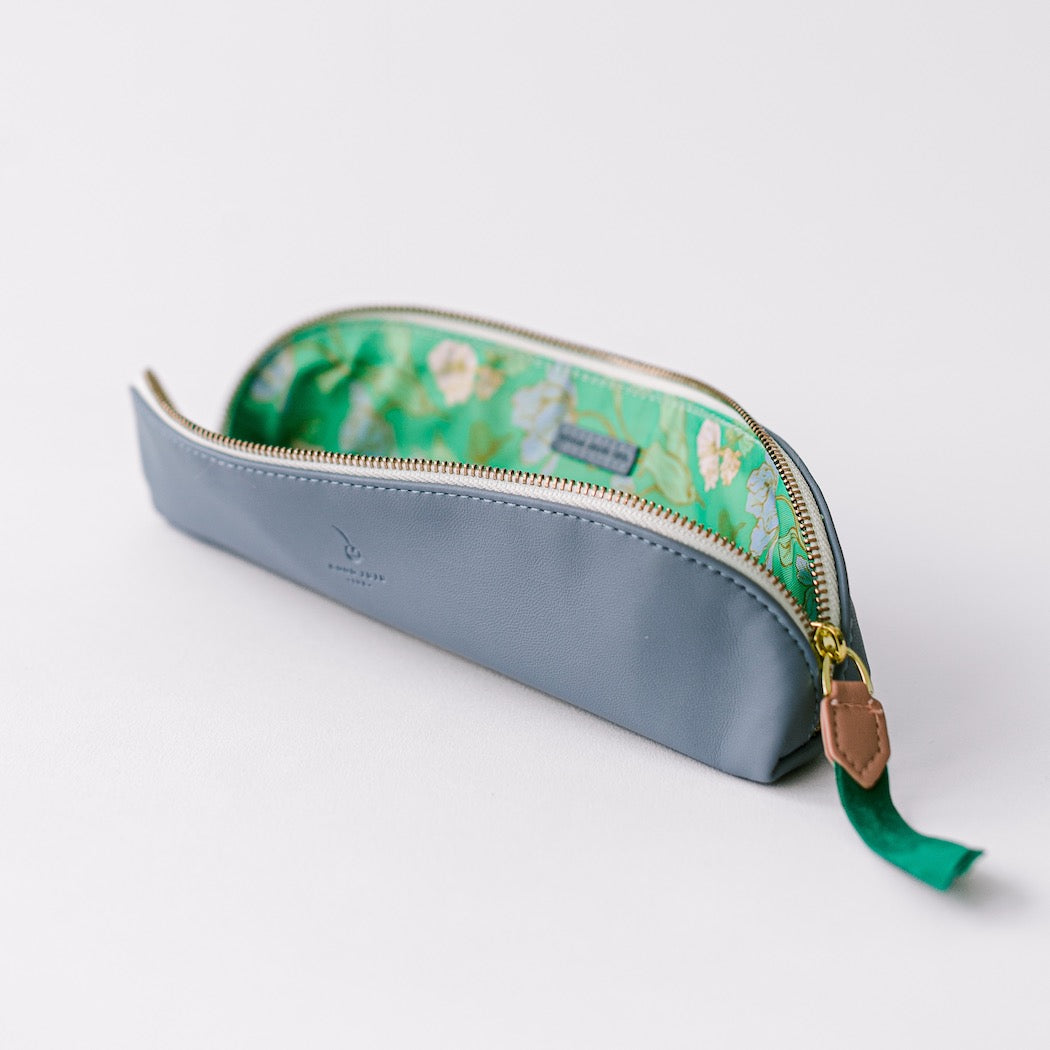 Luxe Slim Pencil Pouch | Periwinkle