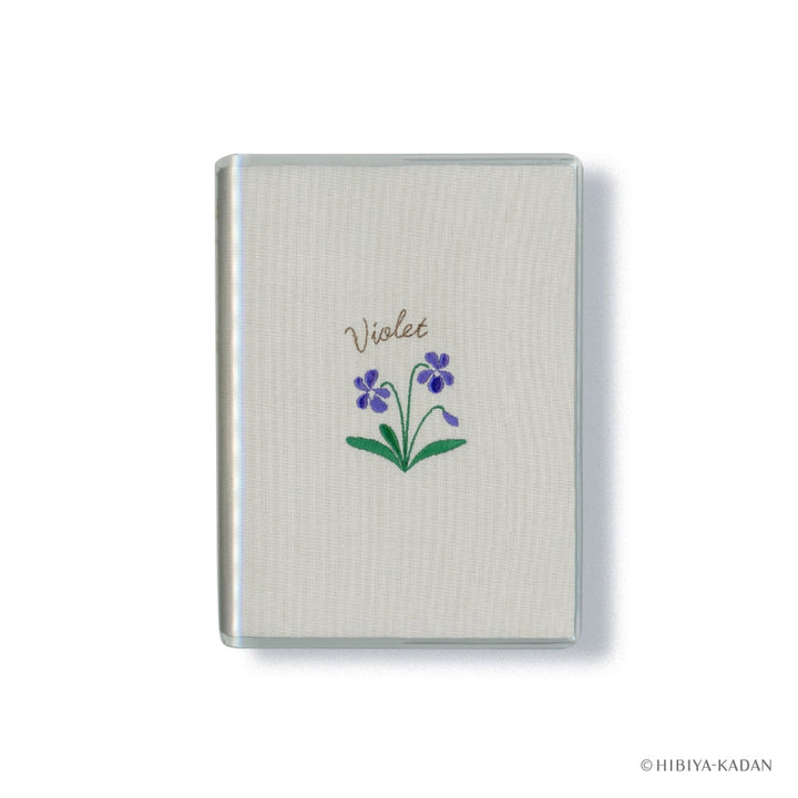 Violet Flower Hibiya-Kadan Diary Journal | Language of Flower Series