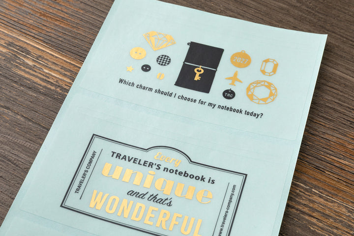 TRAVELER'S notebook Customized Sticker Set | 2027 Edition