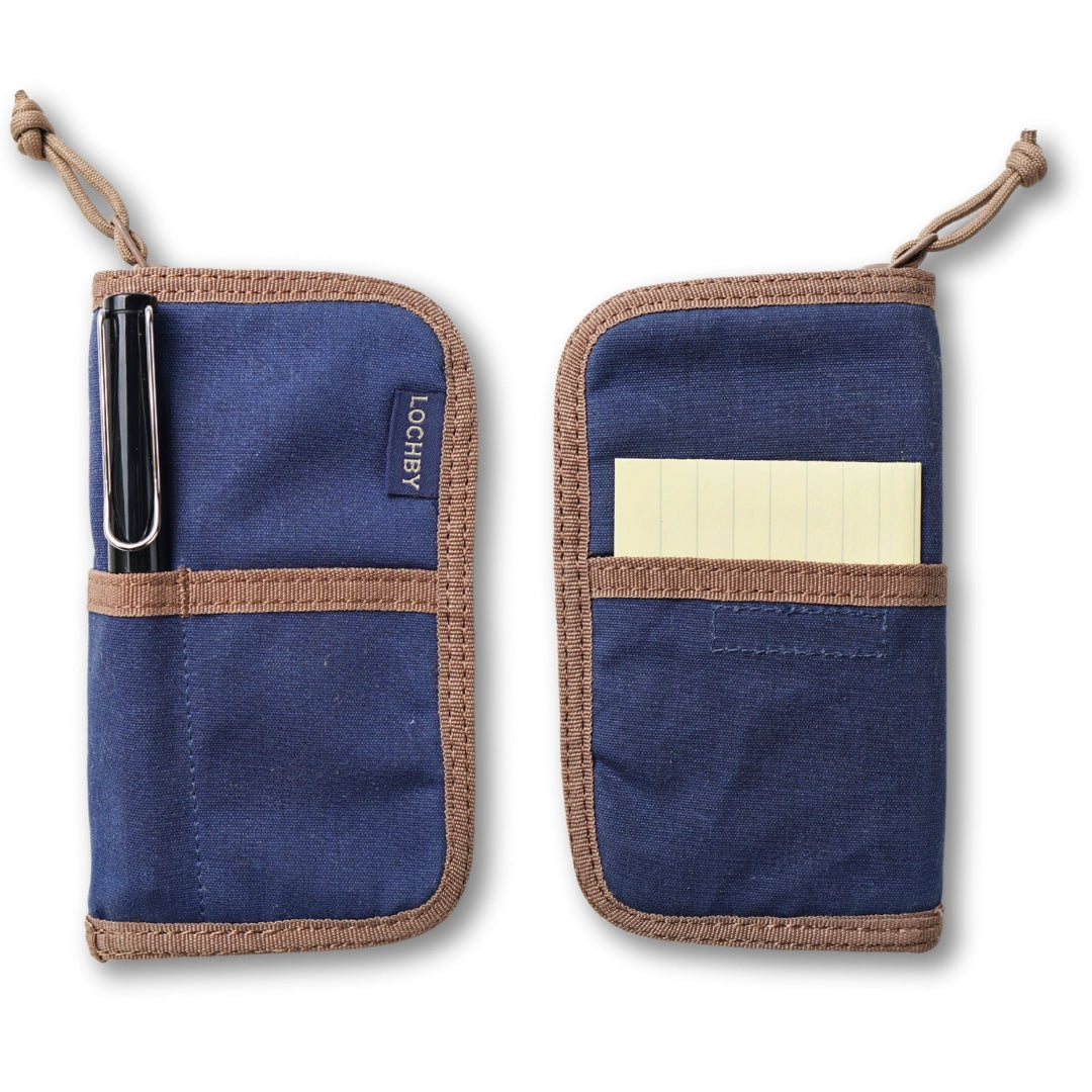 Quattro Canvas Pen Holder | Navy