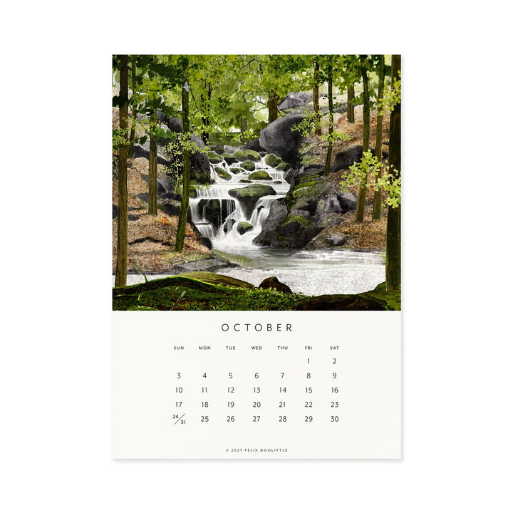 Drawn To Nature | 2027 Desk Calendar