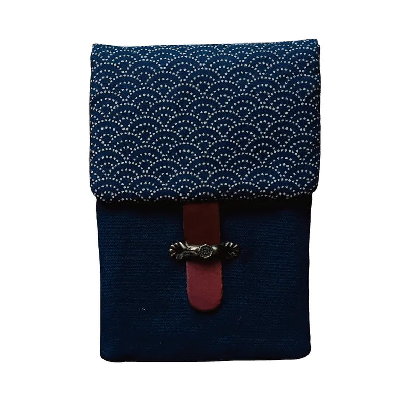 Seigaiha 4 Slots Pen Flap Case