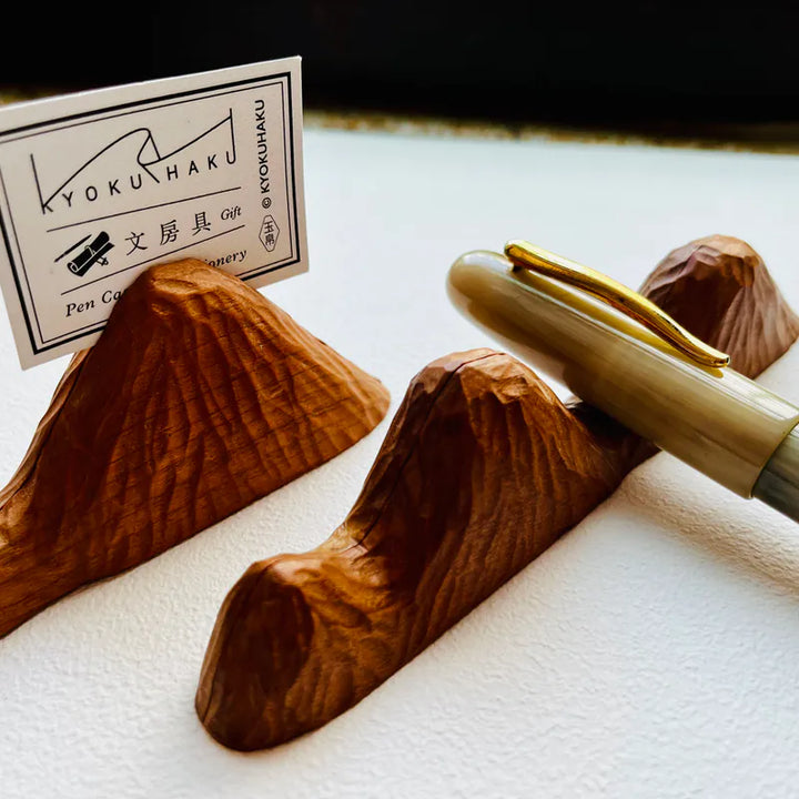 Mountain View Wooden Pen Rest