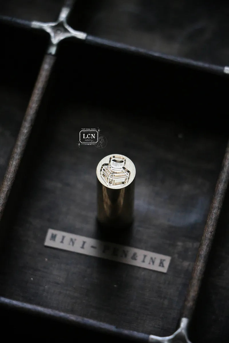 Pen and Ink Mini Double-Sided Wax Seal Set