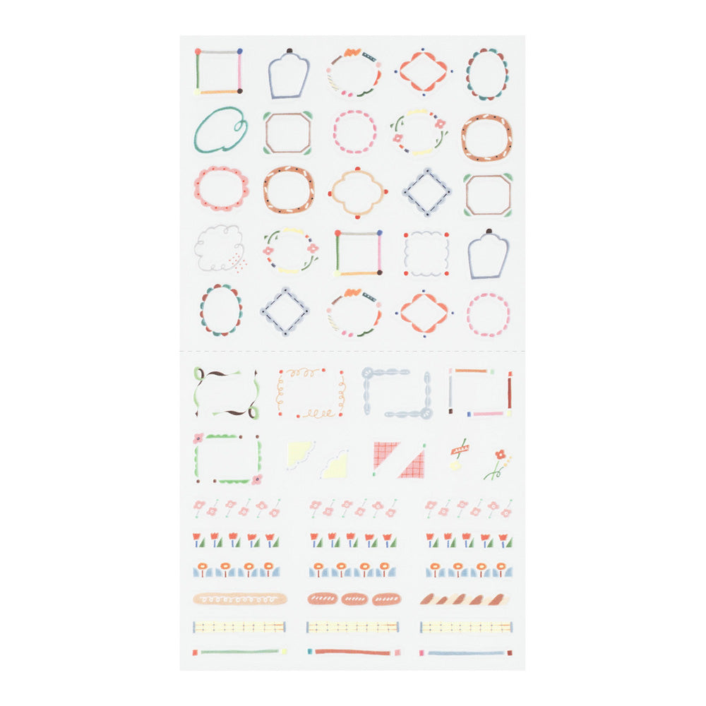 Midori Decorative Date Circle Sticker Collection