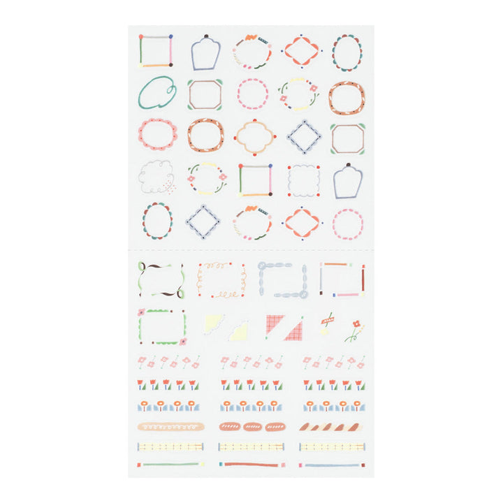 Midori Decorative Date Circle Sticker Collection