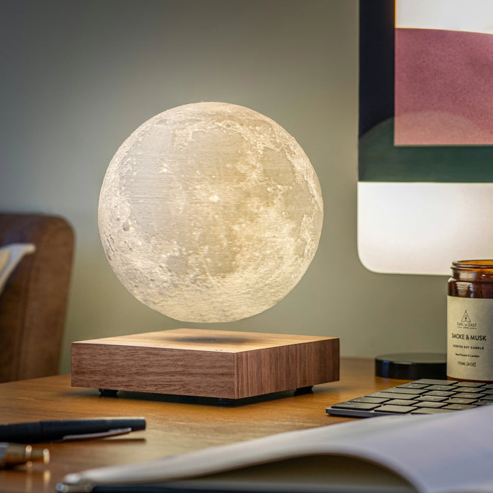 Smart Moon Lamp | White Ash