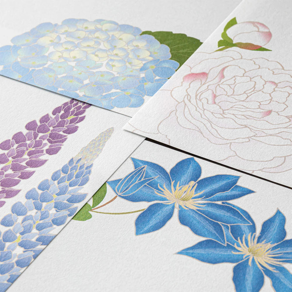 Summer Flowers Message Pad | Washi Paper