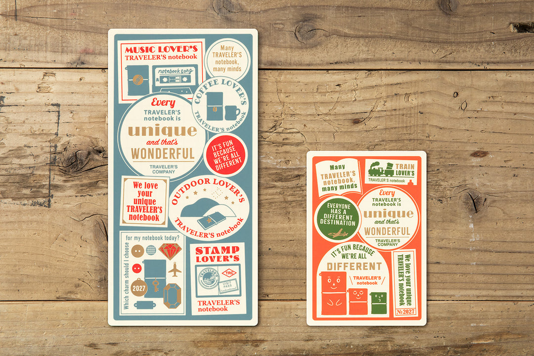 TRAVELER'S notebook Plastic Sheet | Passport Size | 2027 Edition
