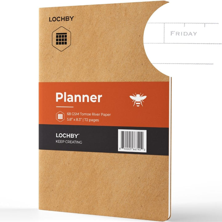 Tomoe River A5 Stitched-Bind Notebook | 6-Month Planner