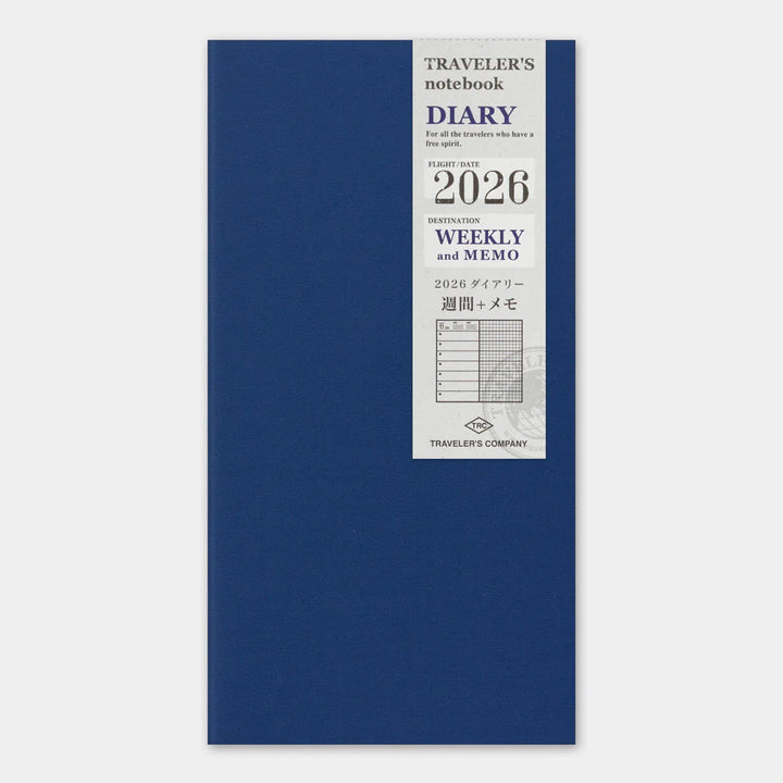 2026 Second Half Traveler's Weekly and Memo Planner | Regular Size | July - December