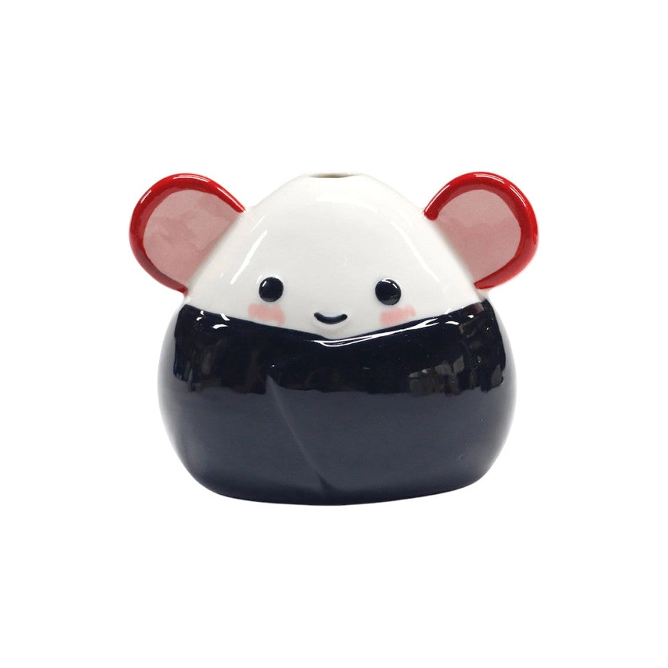 Onigiri Mouse Mini Ceramic Vase