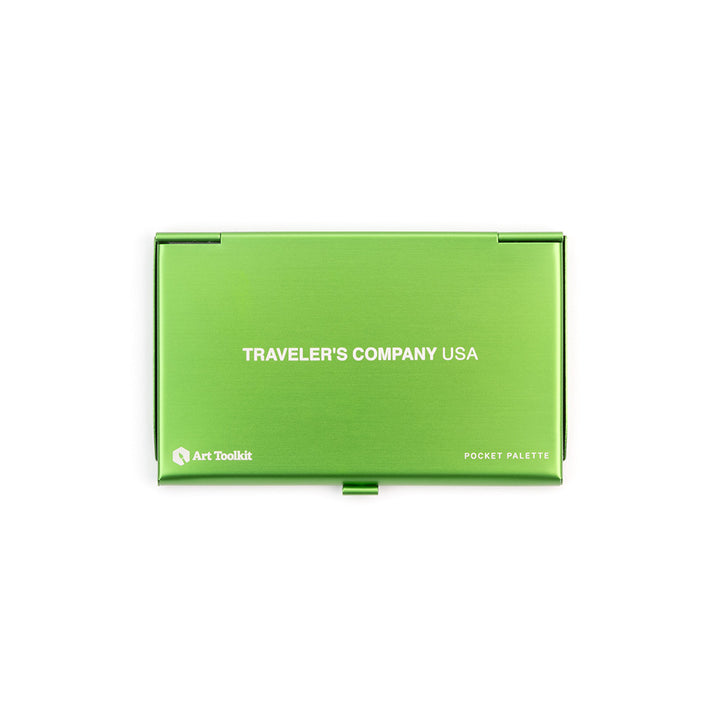 TRAVEL & SKETCH Green Pocket Palette | TRC USA x Art Toolkit | Limited Edition