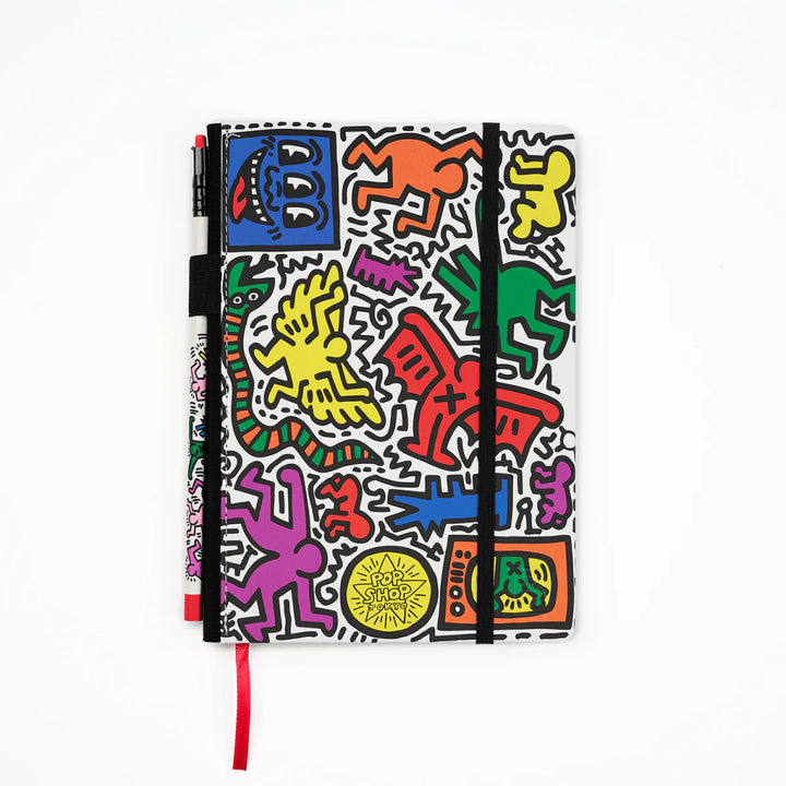 Keith Haring Slate Notebook |Tokyo Pop-Shop | Medium A5 Blank | Volume 292 Limited Edition