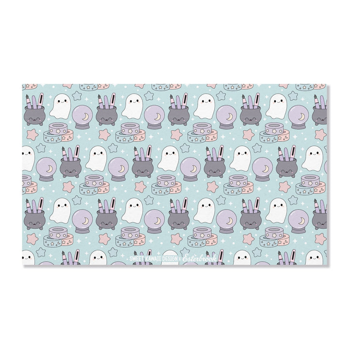 Pastel Halloween Blotter Paper