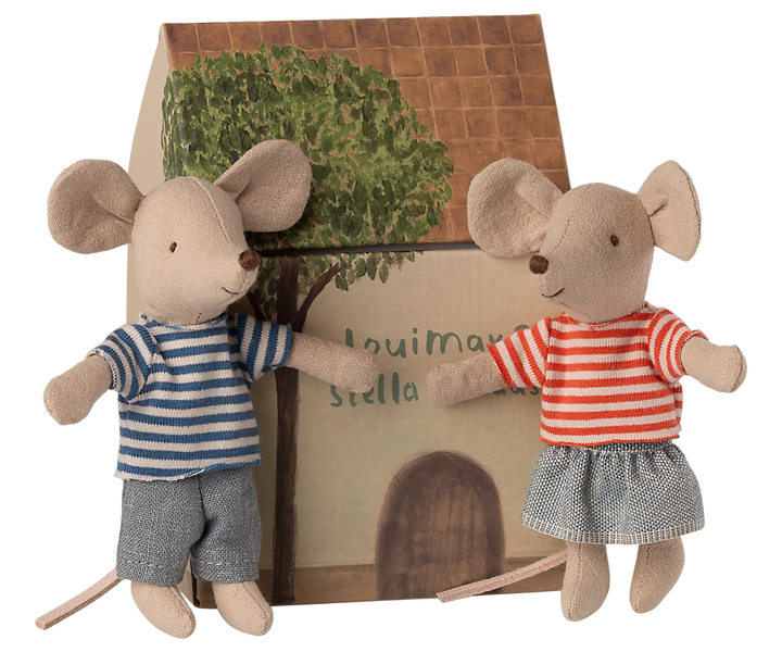 LouiMax and Stella | Little Sister and Little Brother Mouse