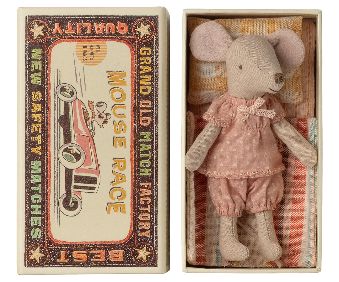 Big Sister Mouse in Matchbox | Pink Pajamas