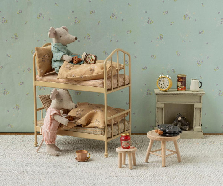 Maileg Mouse Bunk Bed | Wheat