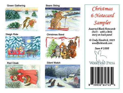 Christmas Greeting Cards | 6 Card Set
