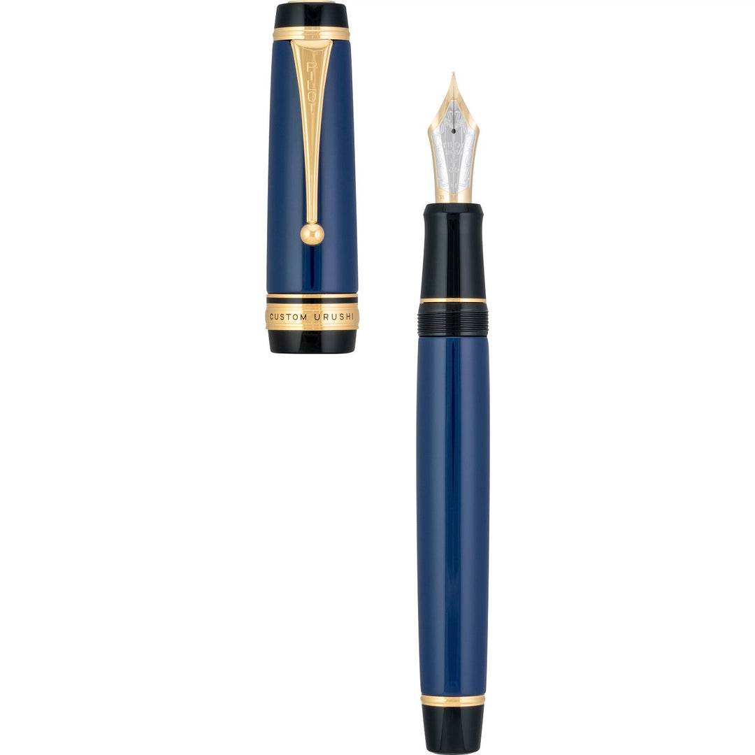 Custom Urushi Prussian Blue Fountain Pen