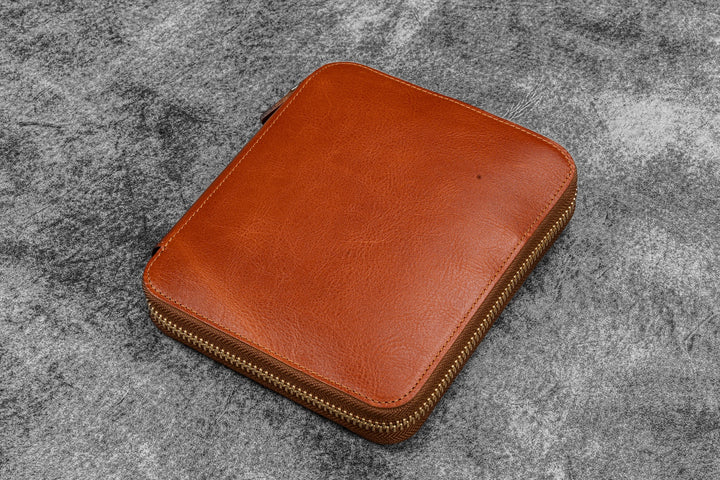 Legacy Leather Zip Pen Case for 12 Pens