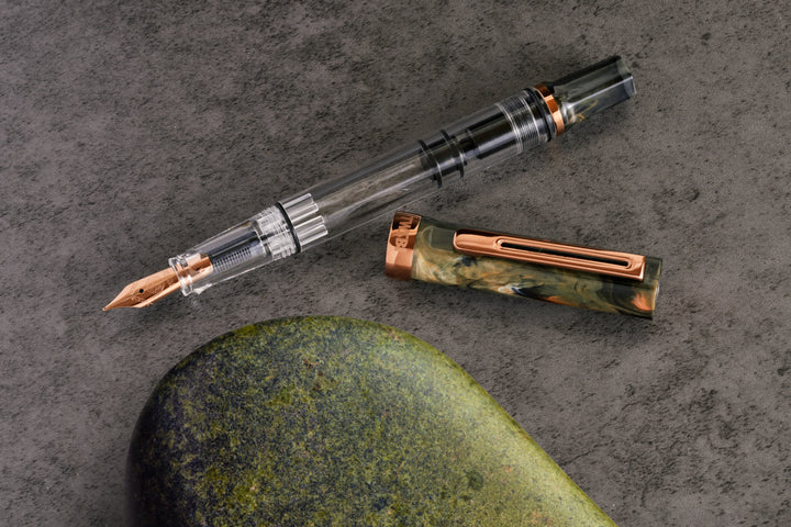 ECO Fountain Pen | Serpentine with Bronze