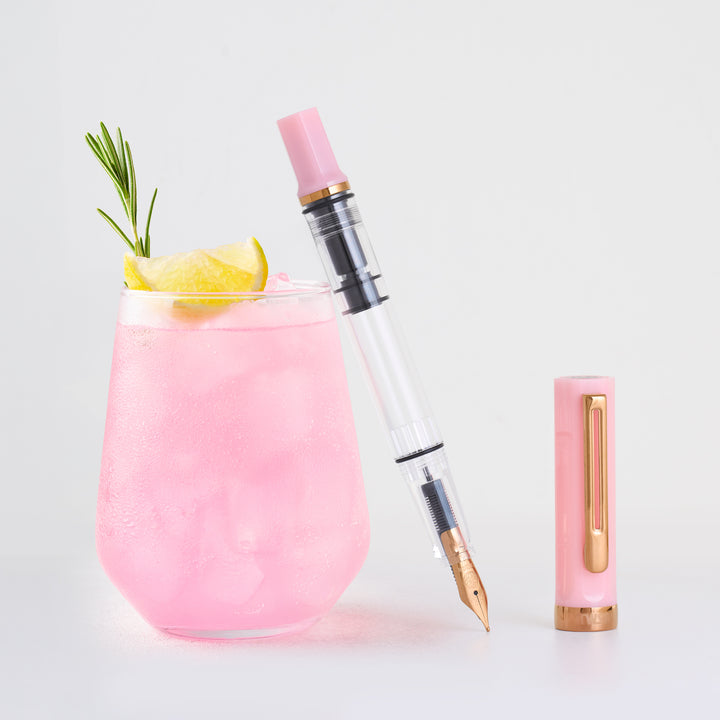 ECO Fountain Pen | Pink Lemonade with Bronze