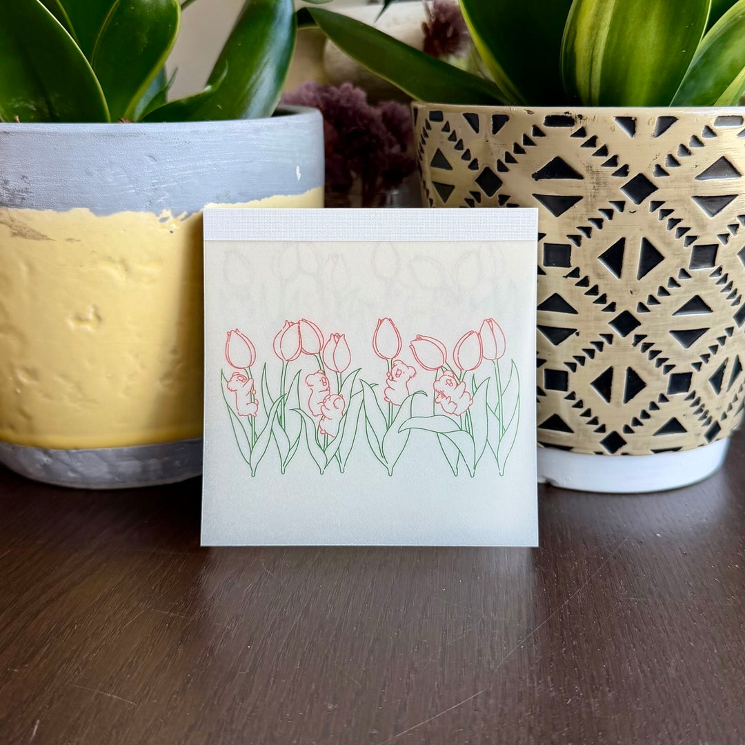 Koala Square Memo Pad | Petite et Grand Series