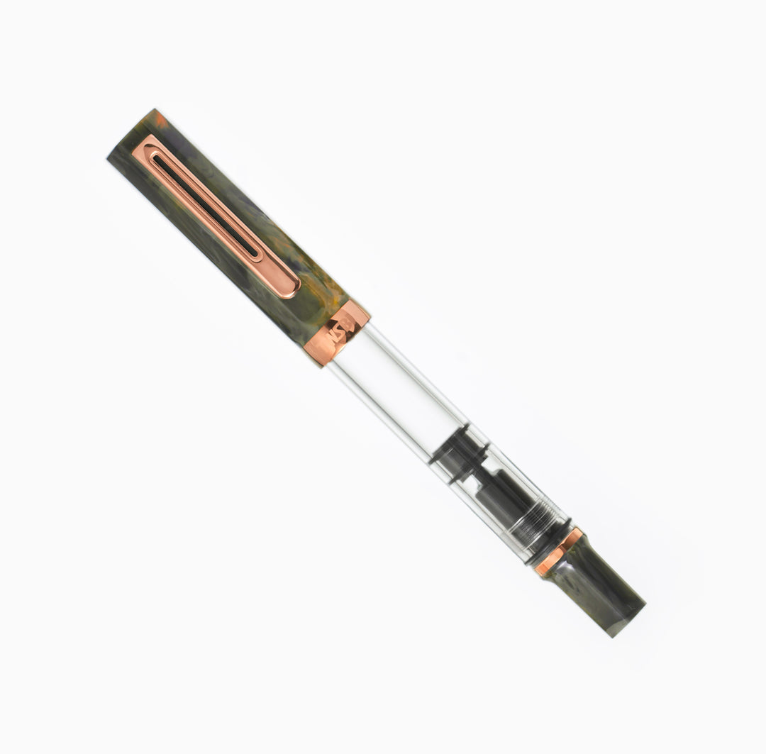 ECO Fountain Pen | Serpentine with Bronze