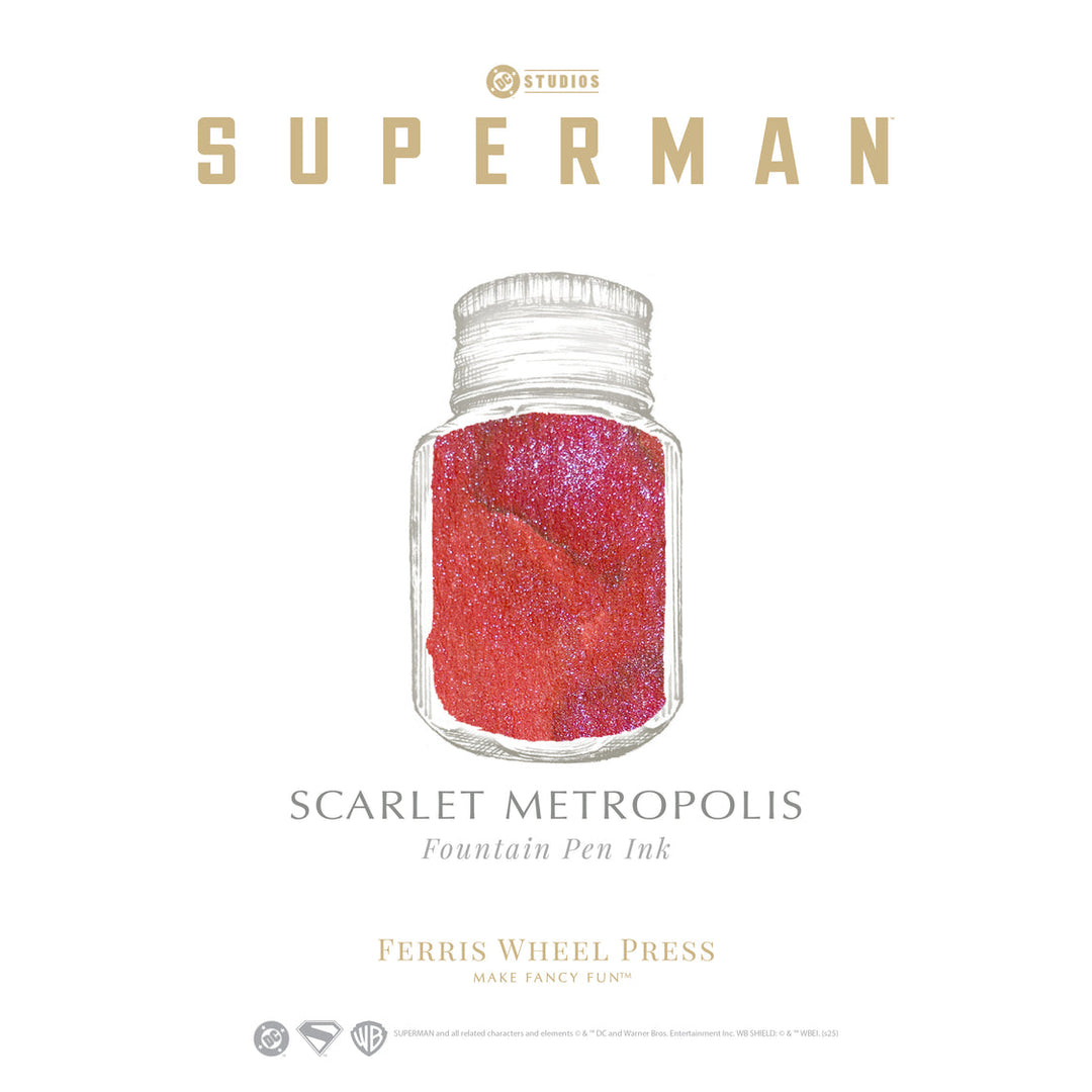 The Voice of Metropolis | Superman Pen and Ink Set | Limited Edition