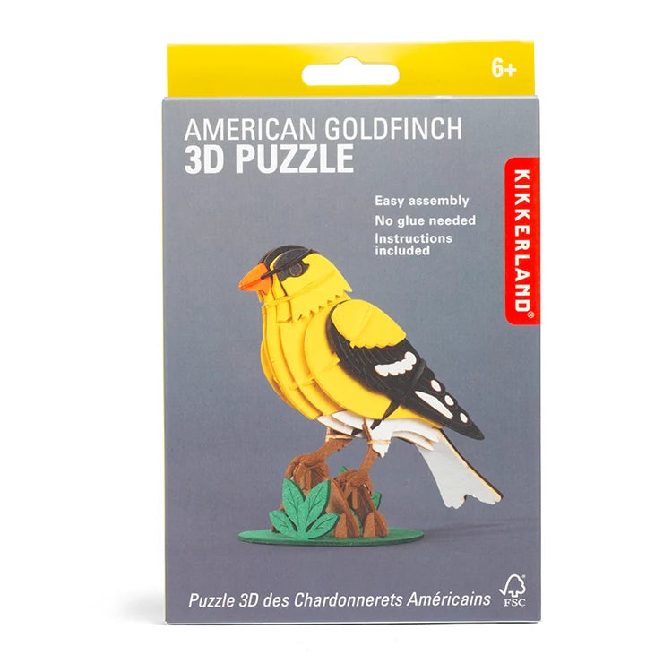 American Goldfinch Paper 3D Puzzle