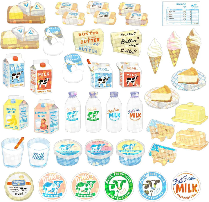 Milk Farm Stickers in a Box