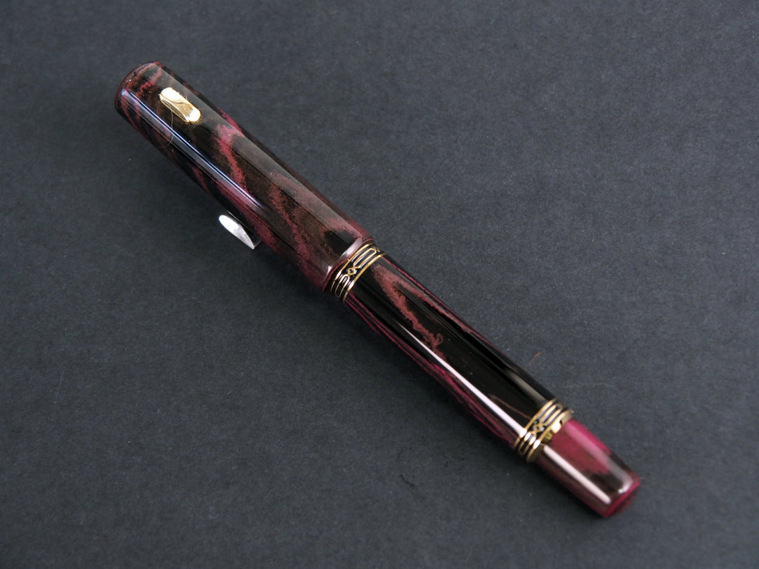 Hakkenden x Fine Writing International Fountain Pen | Purple Ebonite | Limited Edition