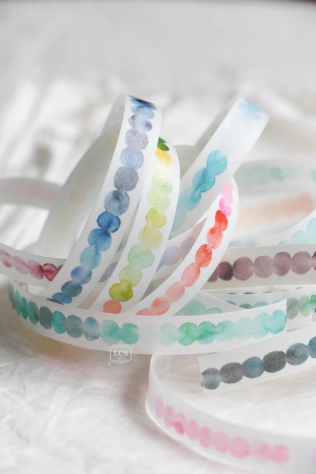LCN Watercolor Pattern 4 Washi Tape