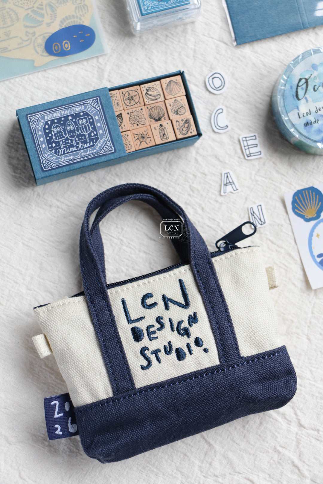 LCN Mini Tote Stationery Set | Big Ocean