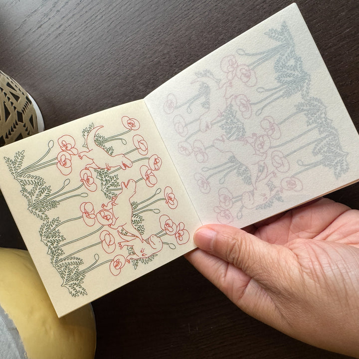 Dino Square Memo Pad | Petite et Grand Series