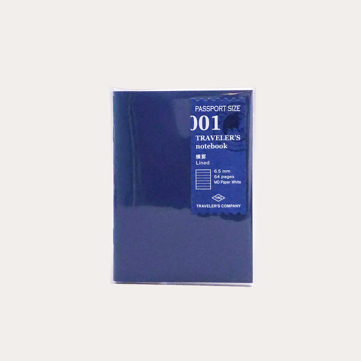 TRAVELER'S notebook 001 Lined Notebook | Passport Size