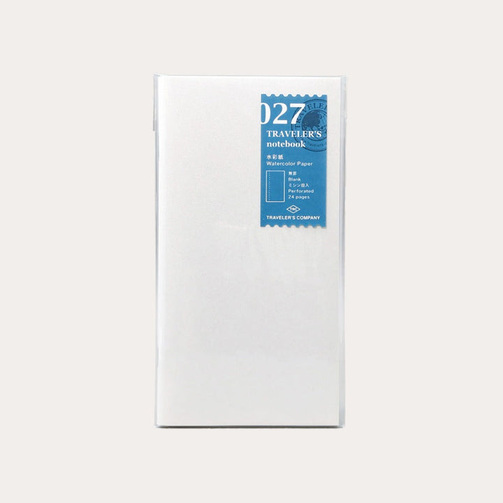 TRAVELER'S notebook 027 Watercolor Paper Notebook | Regular Size