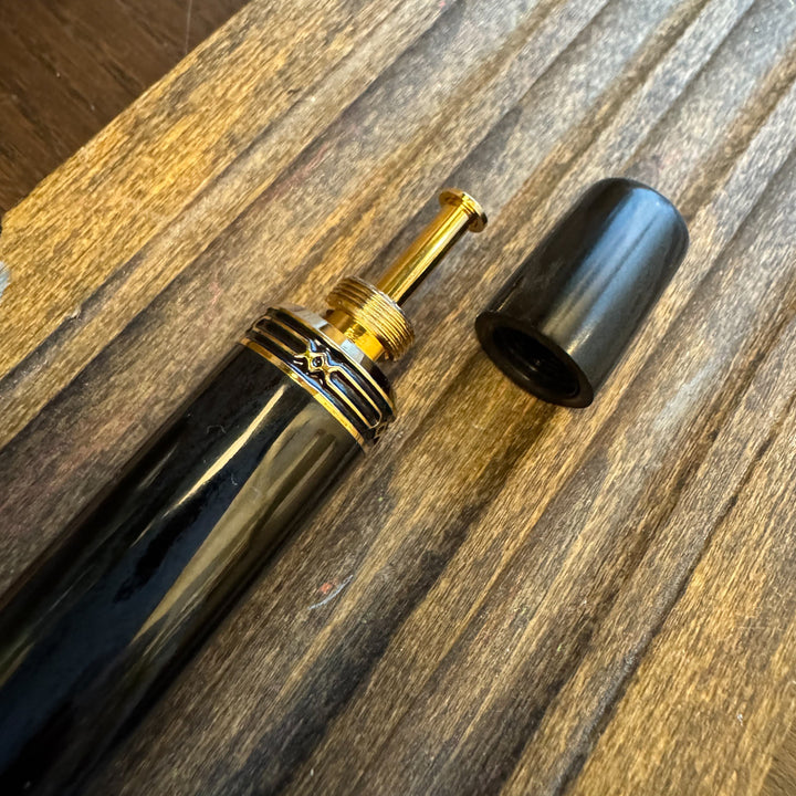 Hakkenden x Fine Writing International Fountain Pen | Black Ebonite | Limited Edition