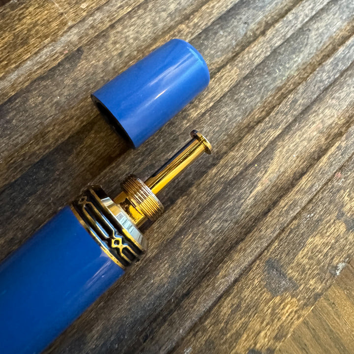 Hakkenden x Fine Writing International Fountain Pen | Blue Ebonite | Limited Edition